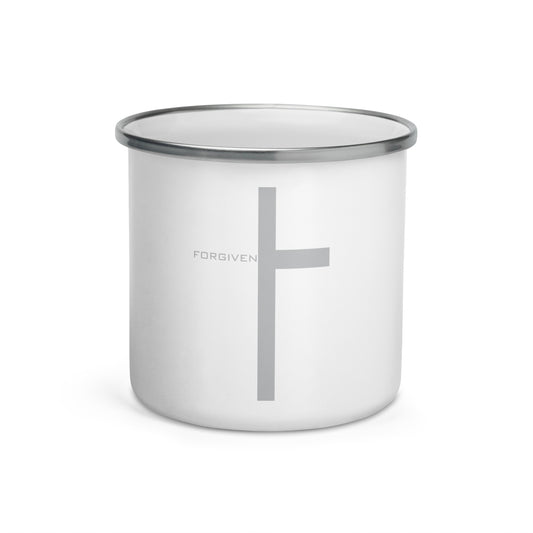 FORGIVEN Enamel Mug